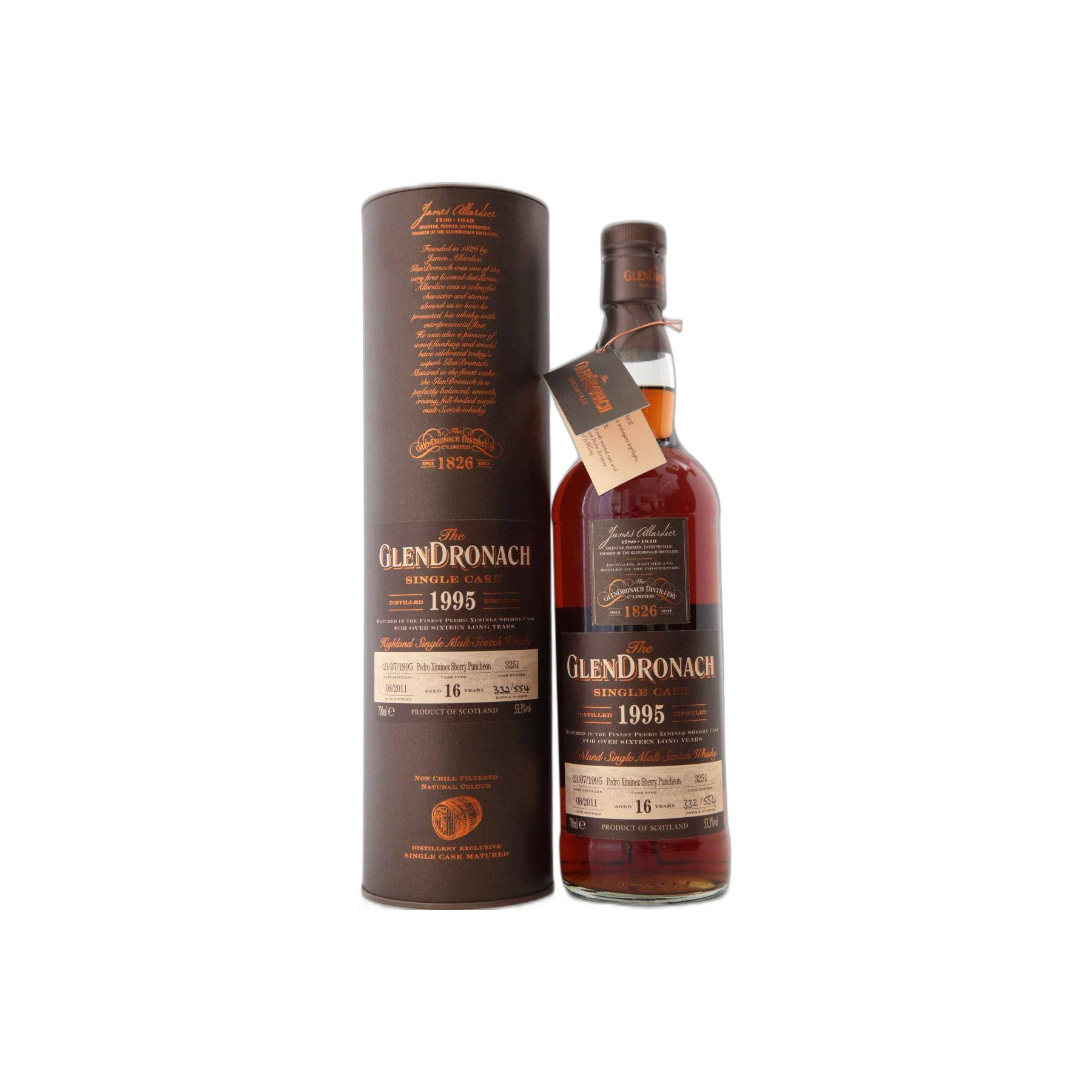 GlenDronach Single Cask 1995 16 Years Single Malt Whisky 2