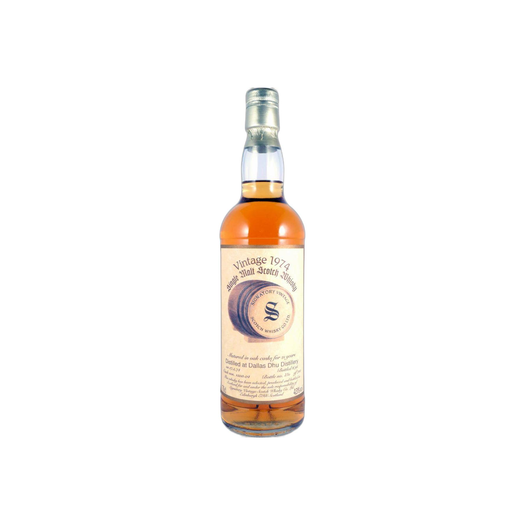 Dallas Dhu Vintage Collection 1974 21 Years Single Malt Whisky