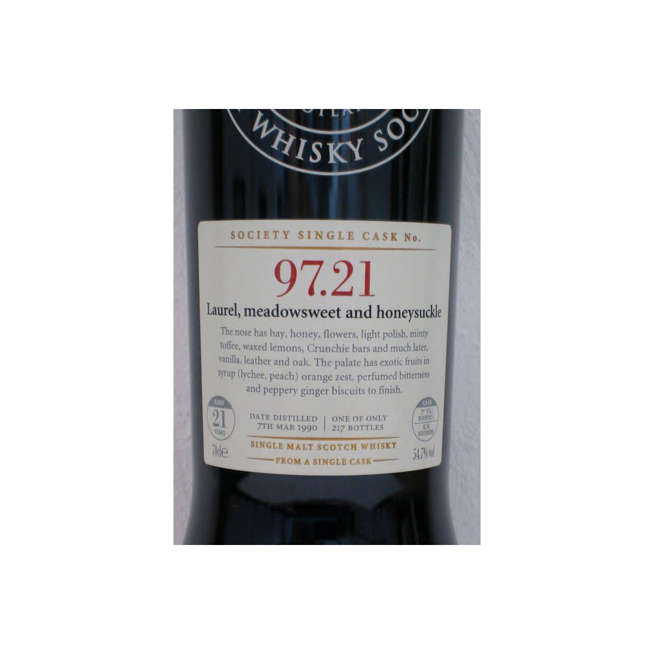 The Scotch Malt Whisky Society 1990 21 Years Single Malt Whisky 2