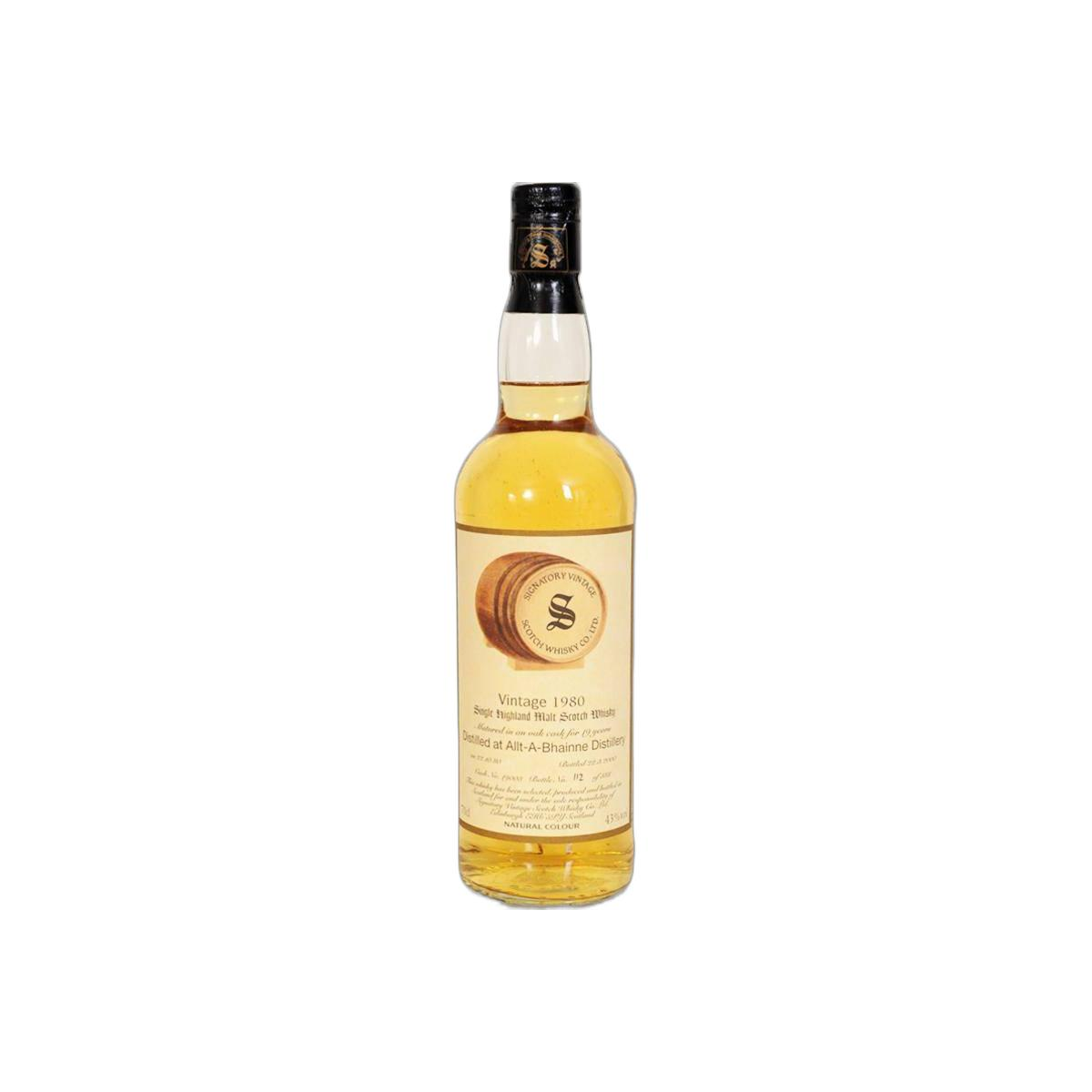 Allt-A-Bhainne Vintage Collection 1980 19 Years Single Malt Whisky