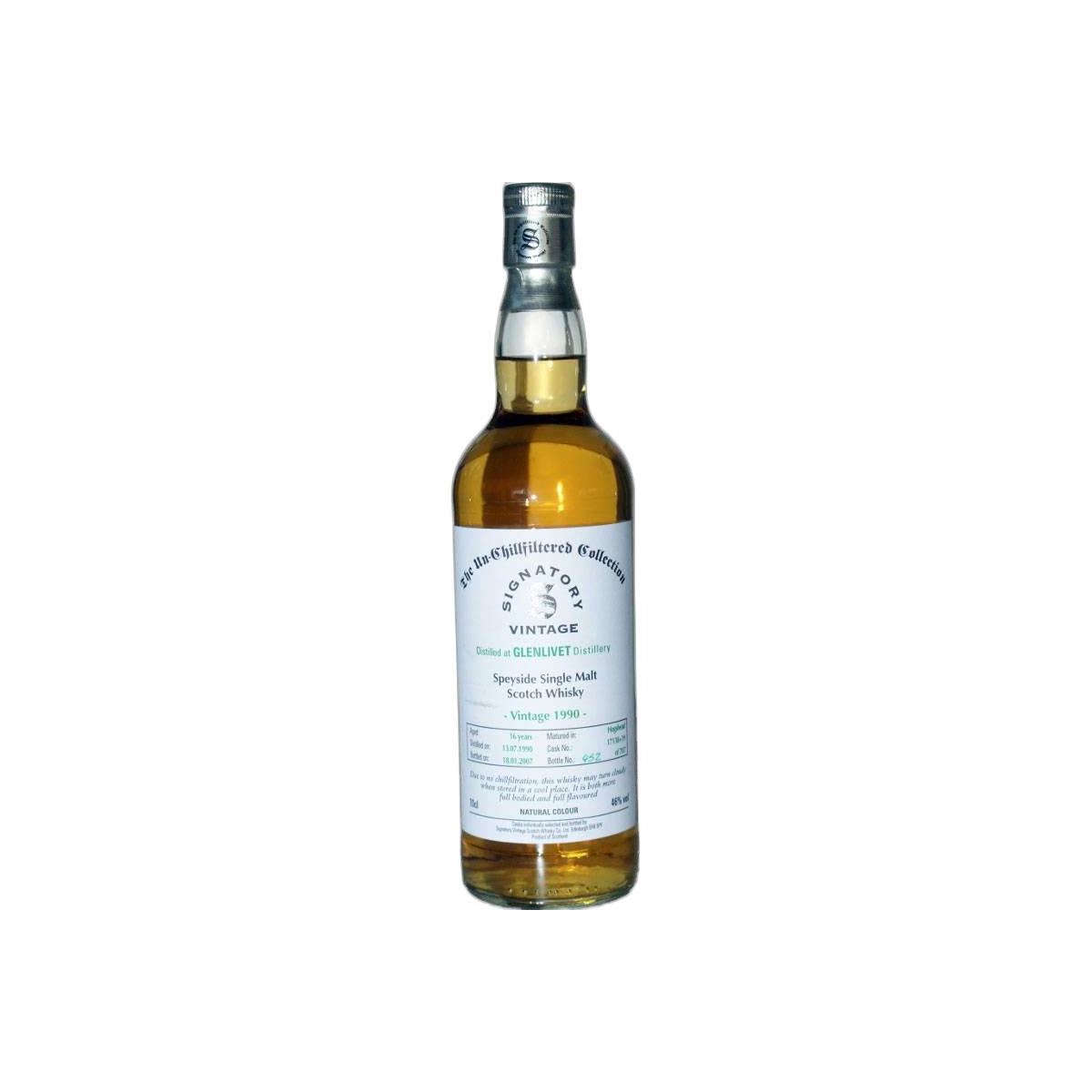 The Glenlivet The Un-Chillfiltered Collection 1990 16 Years Single Malt Whisky