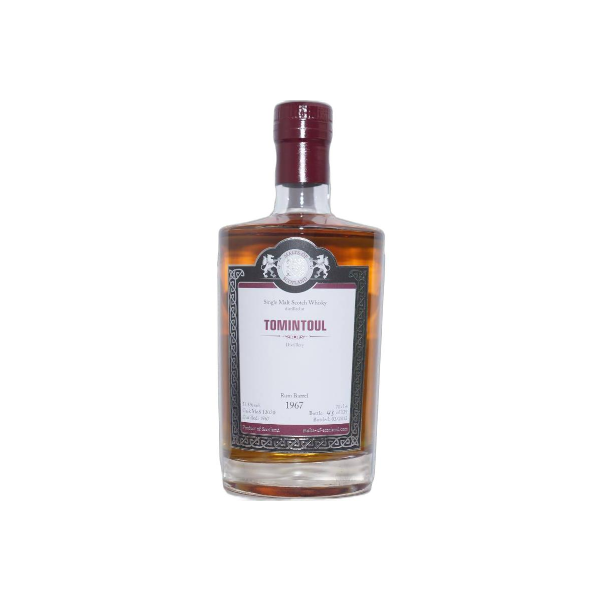 Tomintoul 1967 44 Years Single Malt Whisky