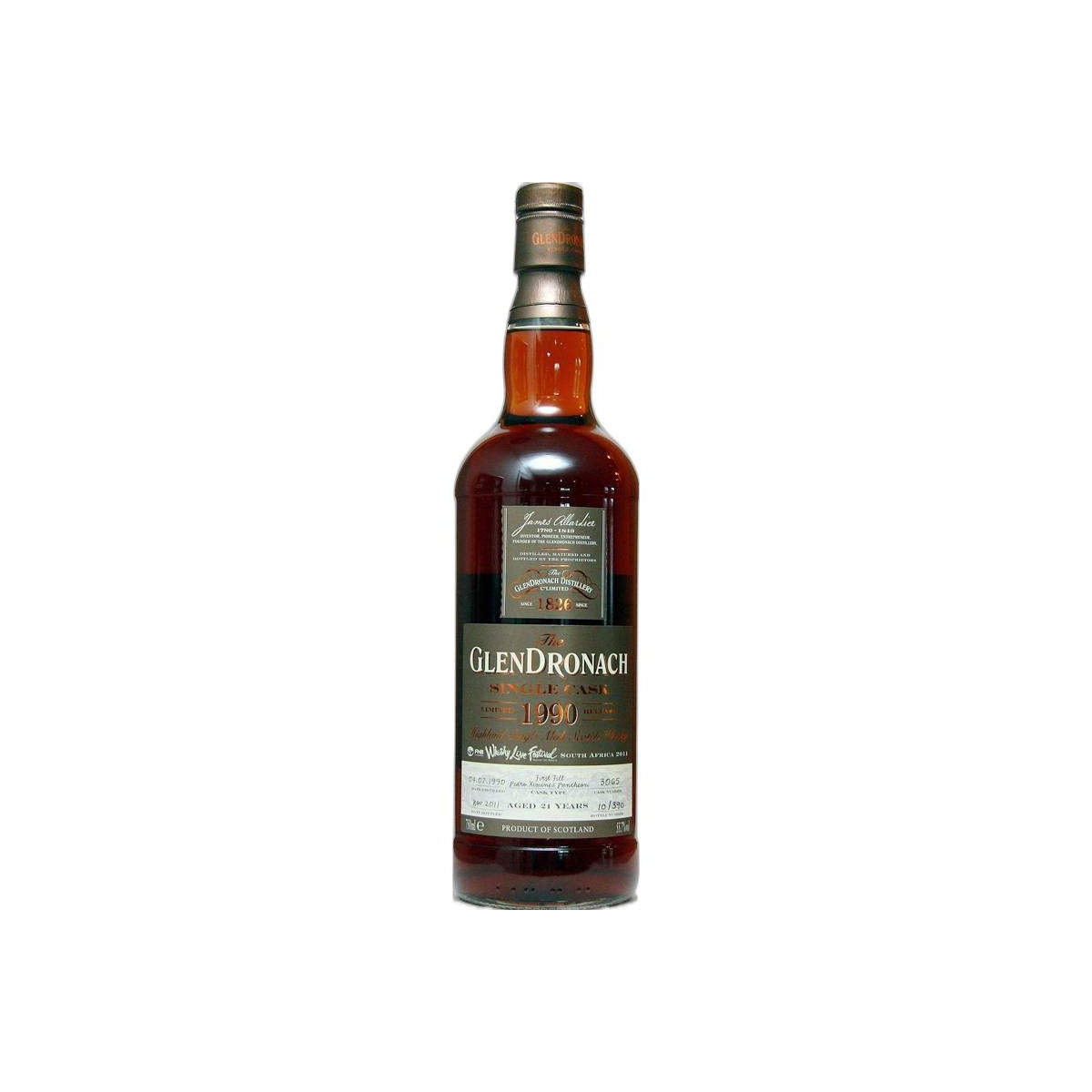 GlenDronach Single Cask 1990 21 Years Single Malt Whisky