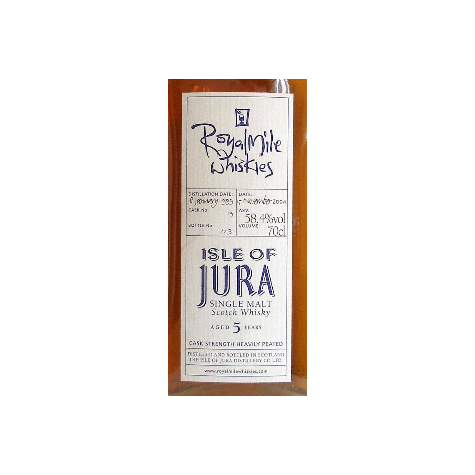 Jura 1999 5 Years Single Malt Whisky 2