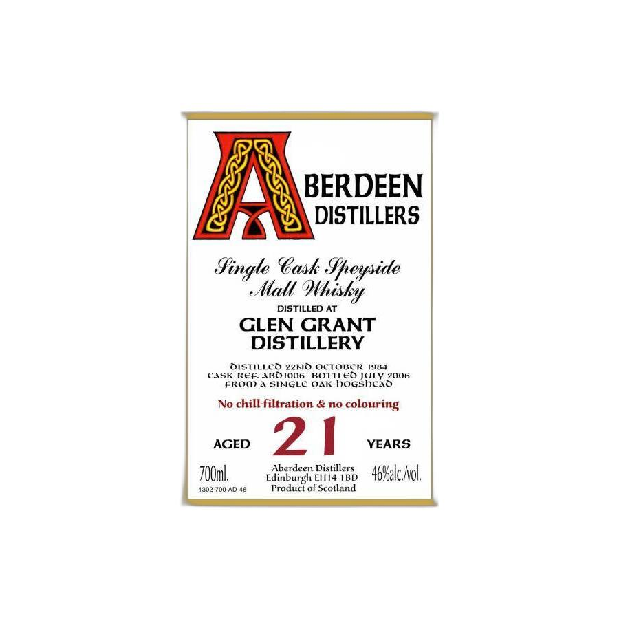 Glen Grant 1984 21 Years Single Malt Whisky 2