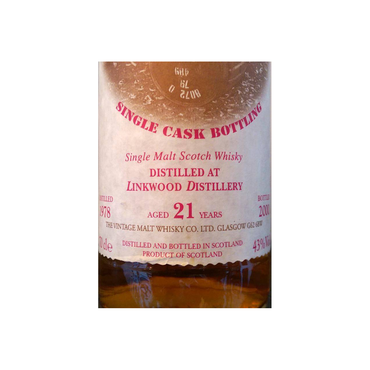 Linkwood The Cooper's Choice 1978 21 Years Single Malt Whisky 2