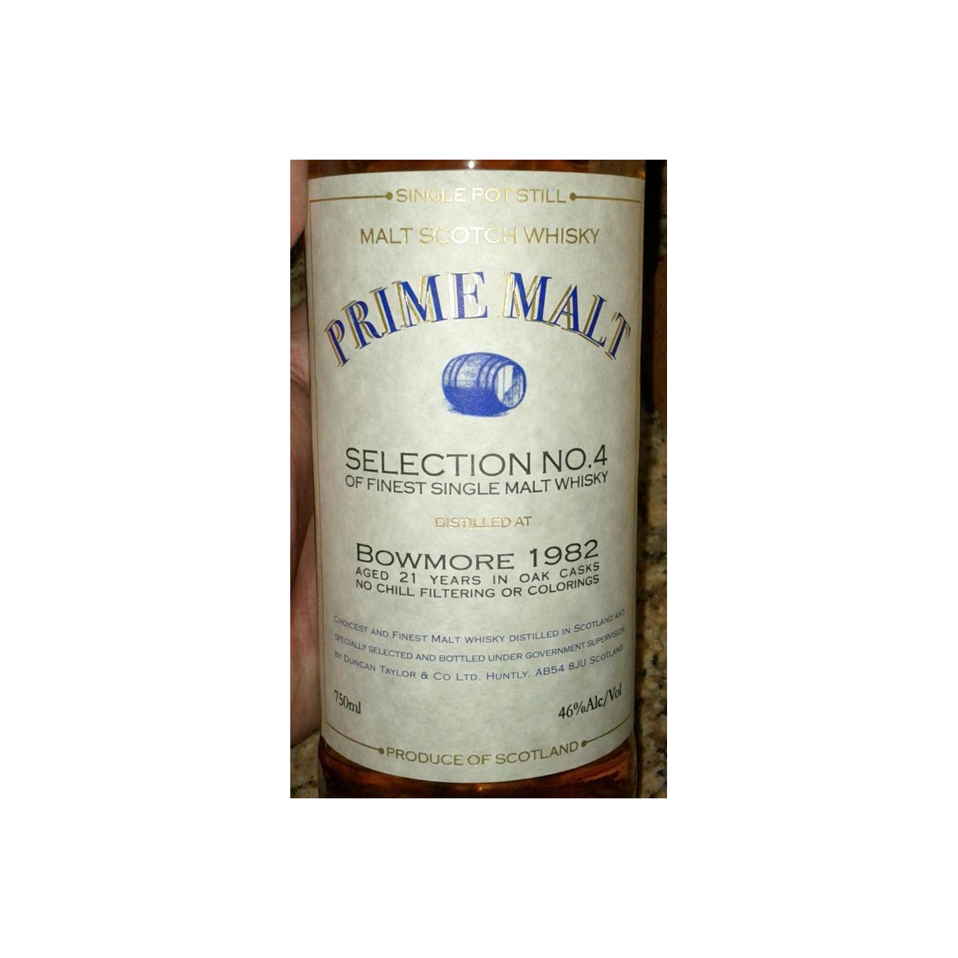 Bowmore 1982 21 Years Single Malt Whisky