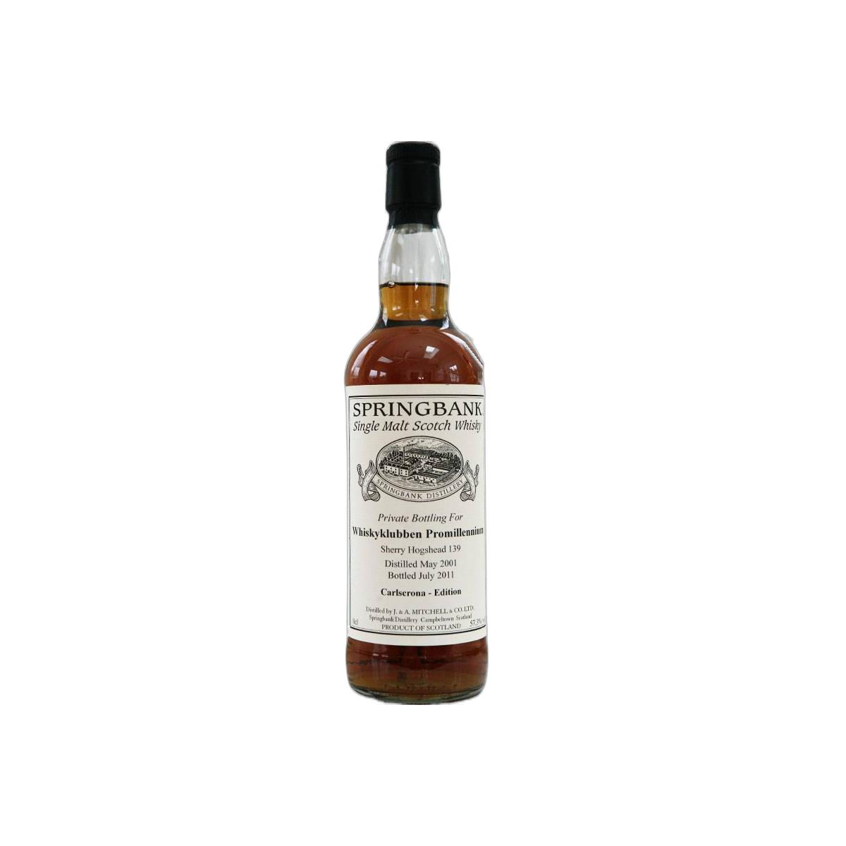 Springbank Private Bottling 2001 10 Years Single Malt Whisky