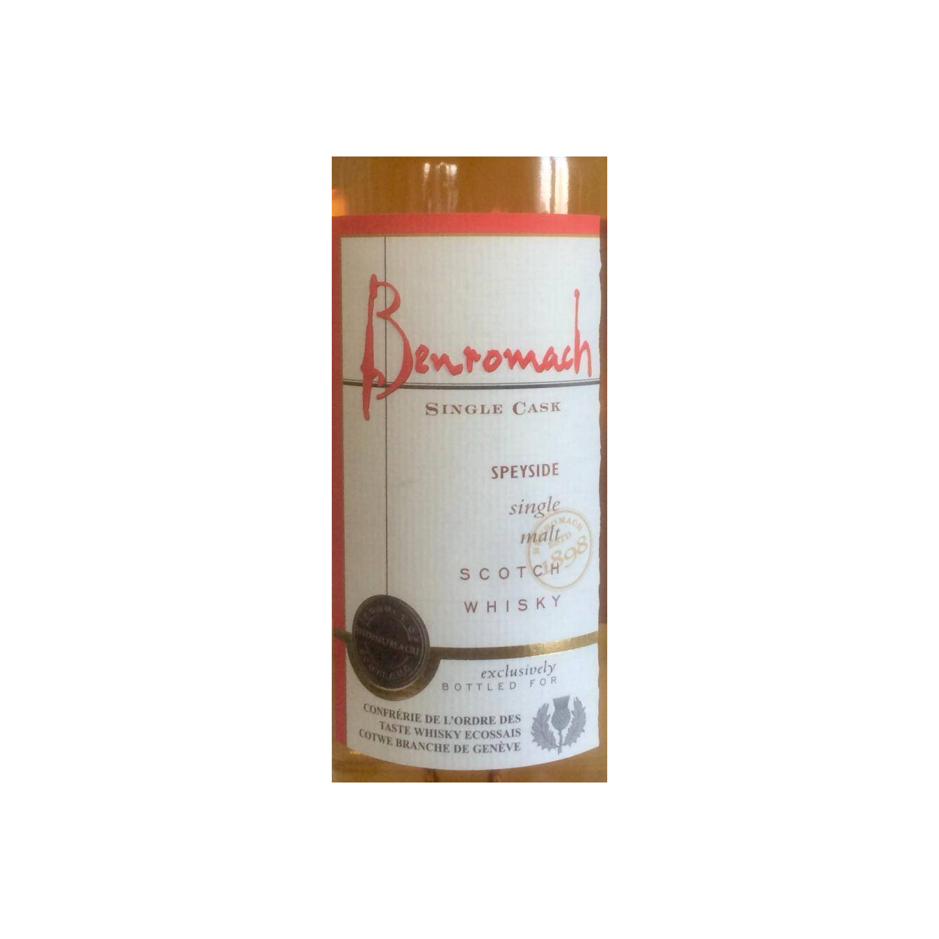 Benromach Single Cask 1999 11 Years Single Malt Whisky 2