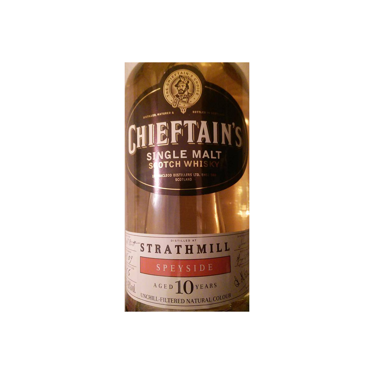 Strathmill 1996 10 Years Single Malt Whisky
