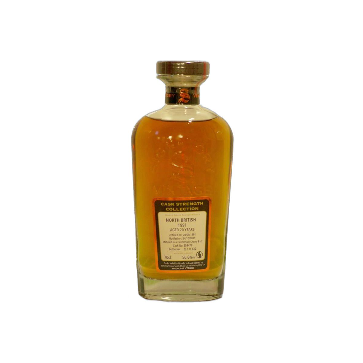 North British Cask Strength Collection 1991 20 Years Single Grain Whisky