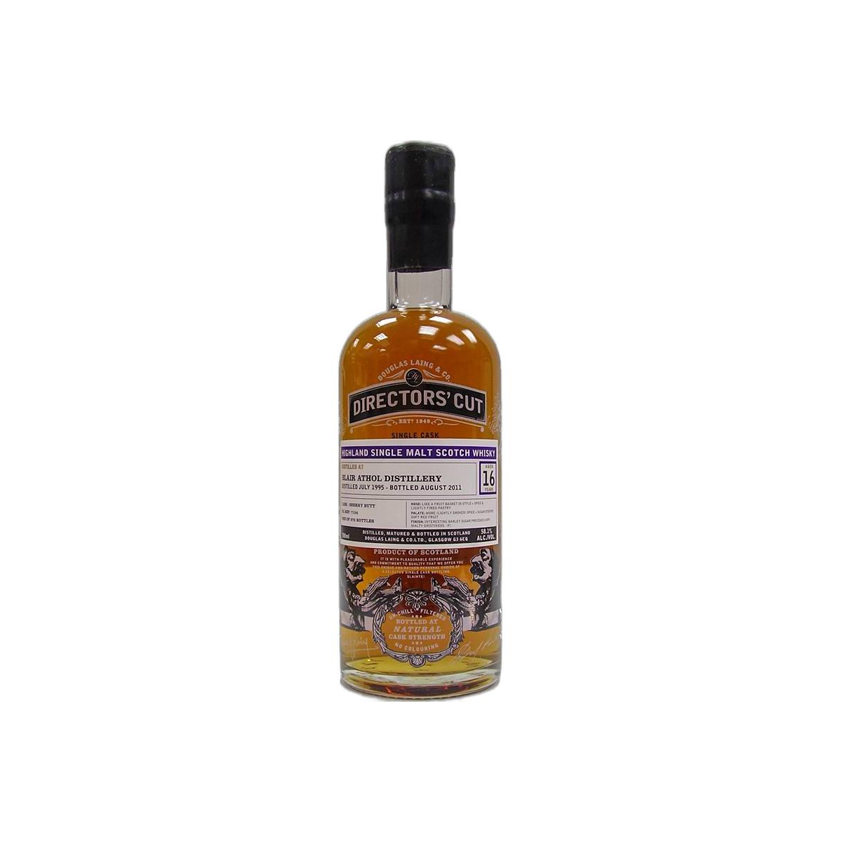 Blair Athol 1995 16 Years Single Malt Whisky