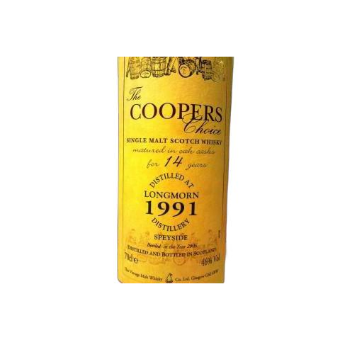 Longmorn The Cooper's Choice 1991 14 Years Single Malt Whisky