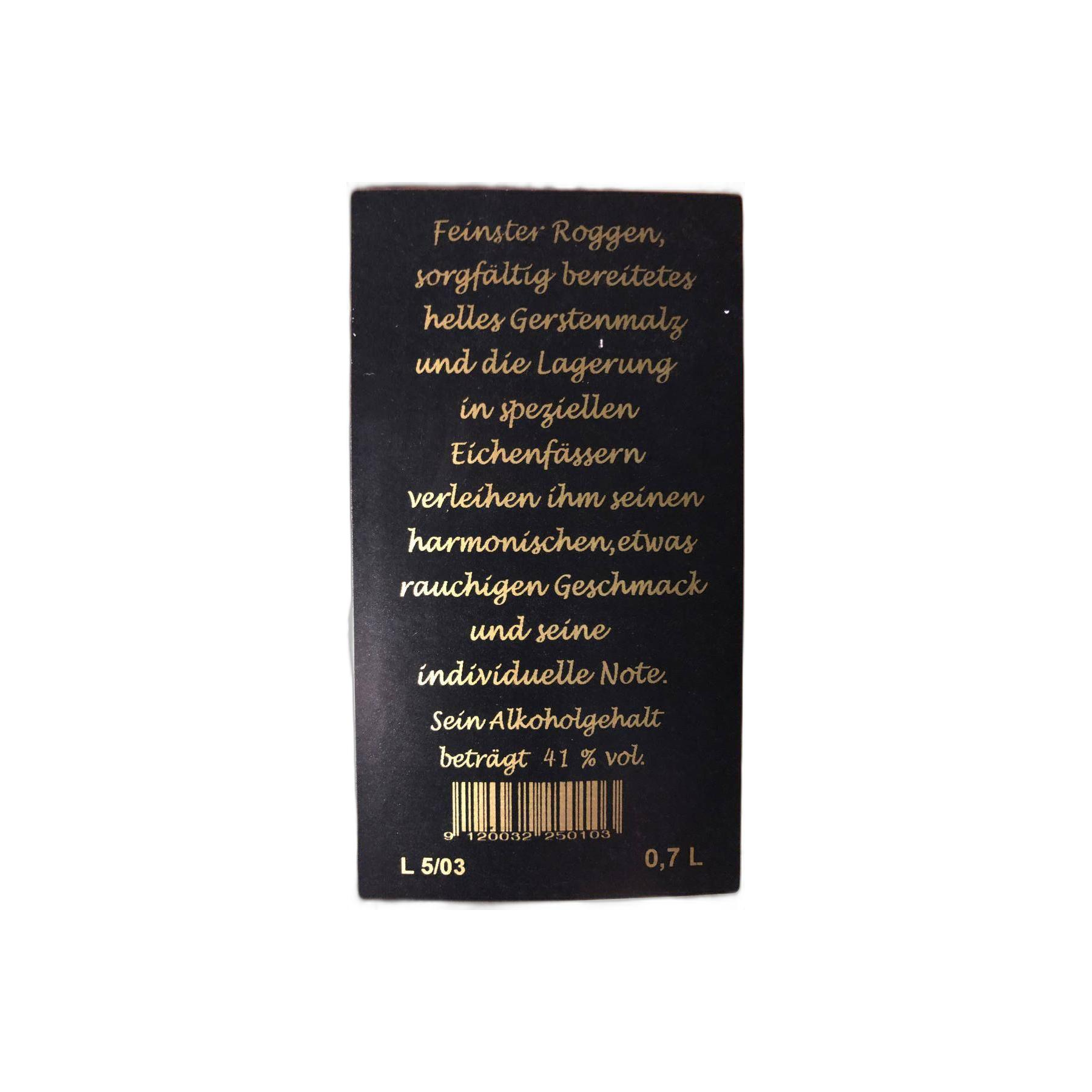 Waldviertler Whisky J.H. Original - Rye Whisky