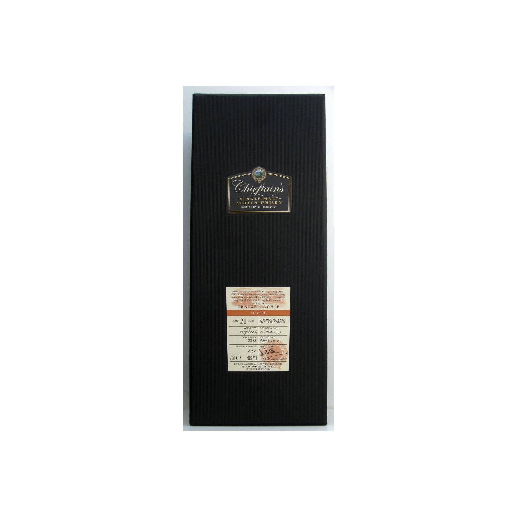 Craigellachie 1991 21 Years Single Malt Whisky 2