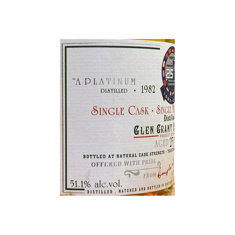 Glen Grant 1982 25 Years Single Malt Whisky 3