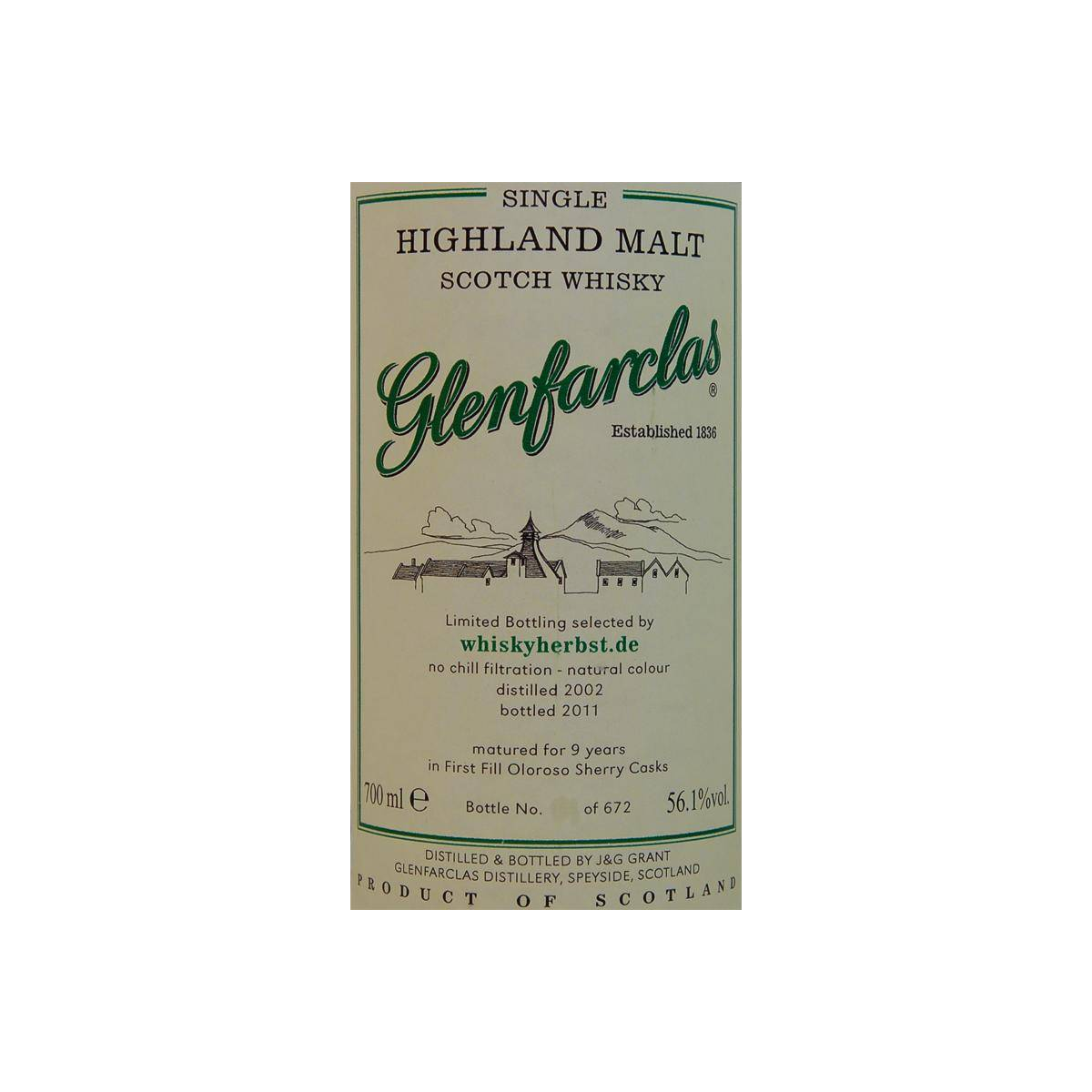 Glenfarclas 2002 9 Years Single Malt Whisky 2