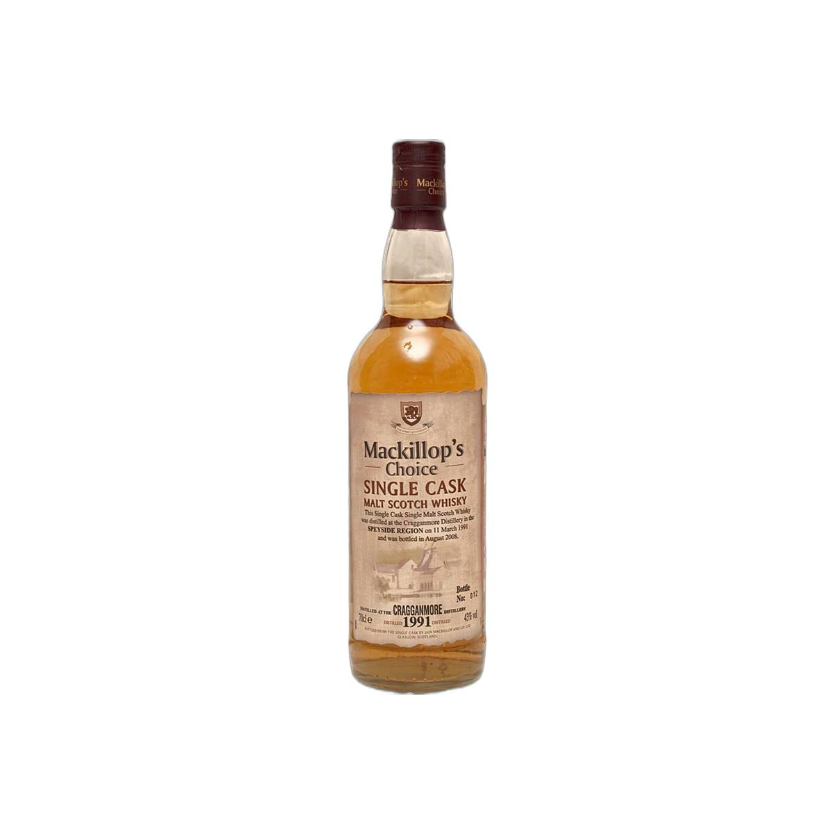 Cragganmore Single Cask 1991 17 Years Single Malt Whisky