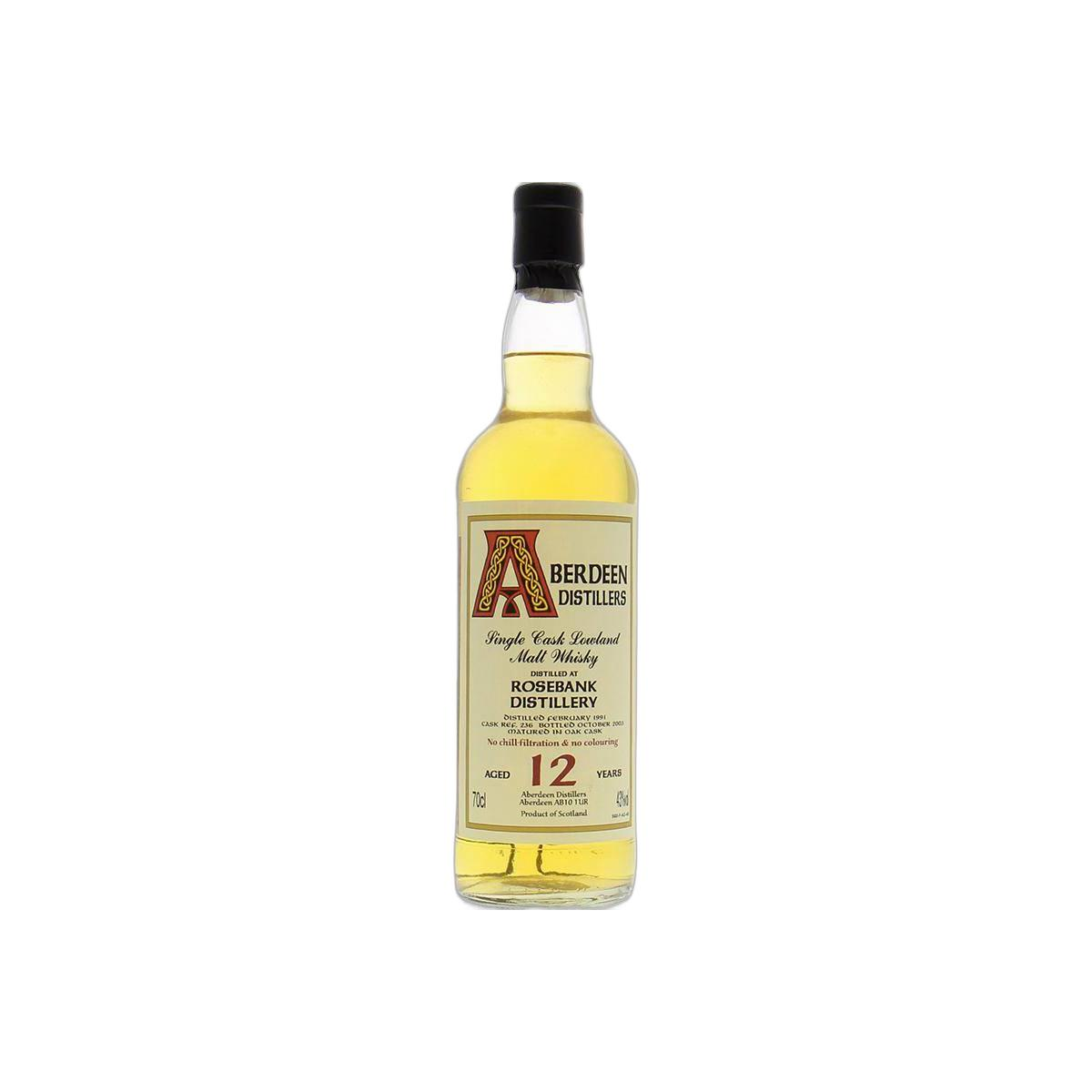 Rosebank 1991 12 Years Single Malt Whisky