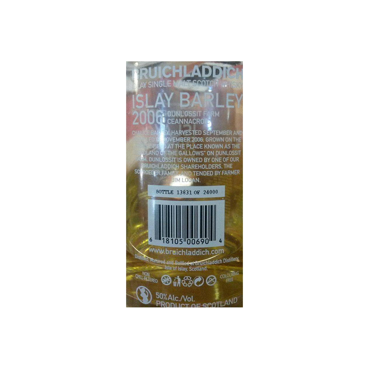 Bruichladdich 2006 5 Years Single Malt Whisky 2