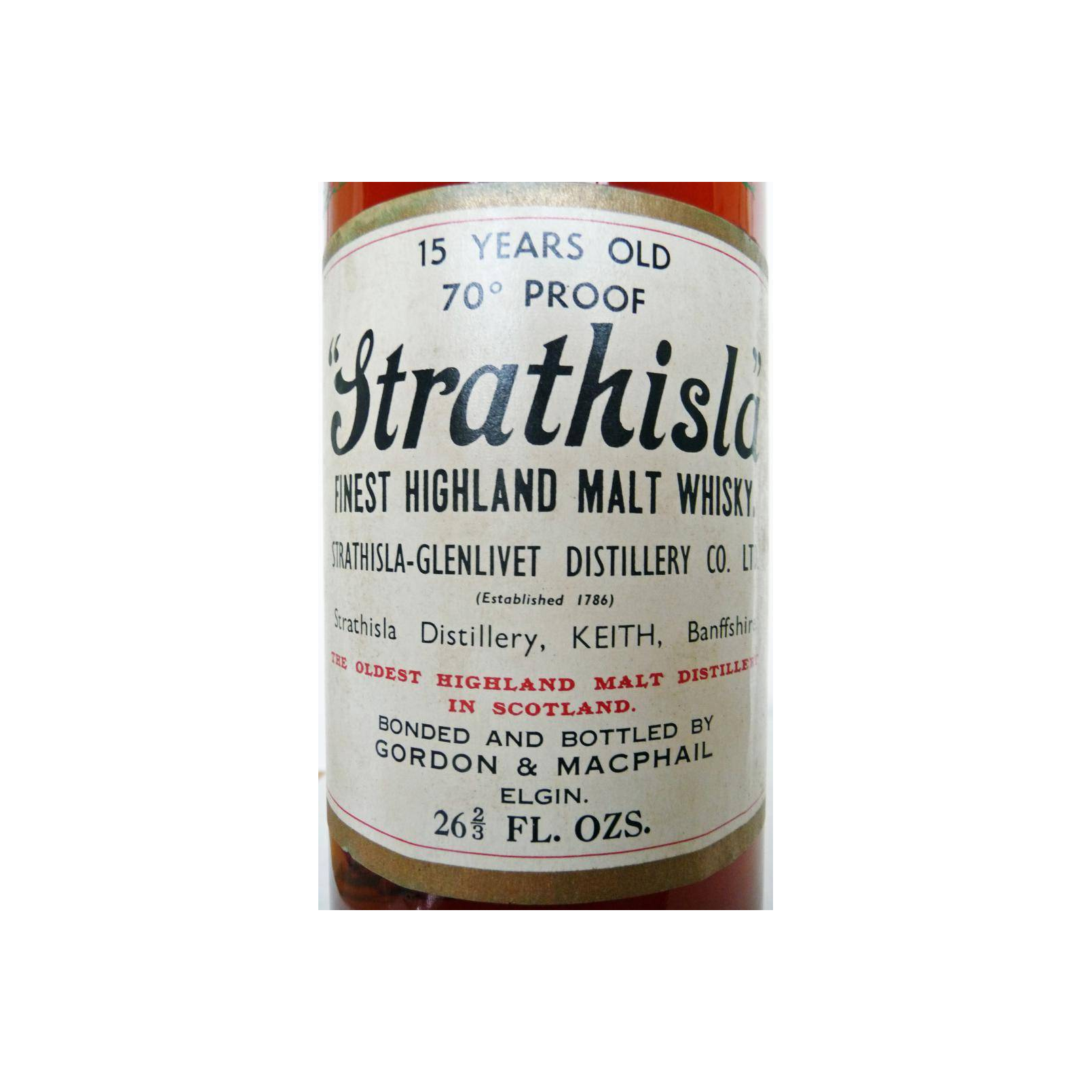 Strathisla 15 Years Single Malt Whisky 2