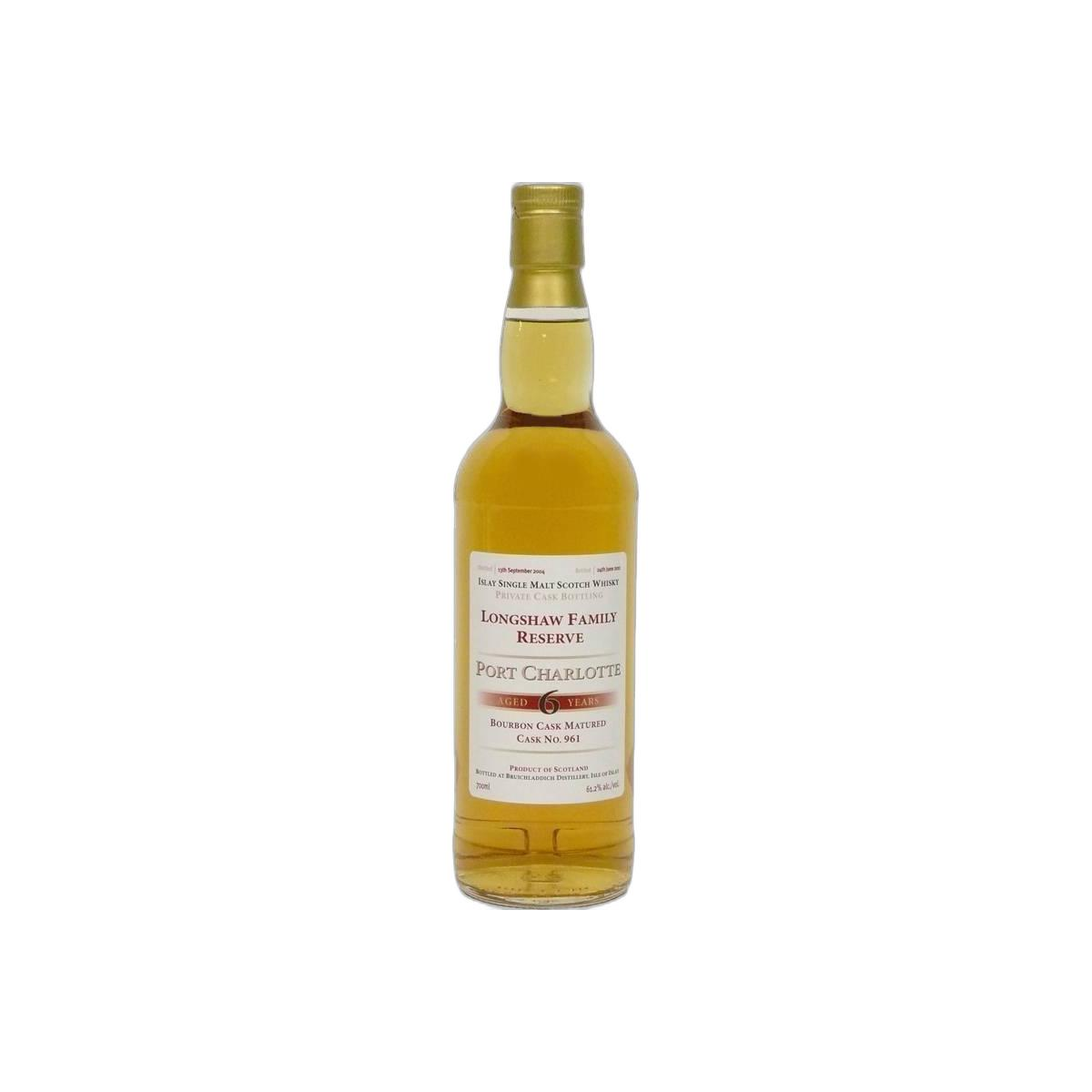 Port Charlotte 2004 6 Years Single Malt Whisky