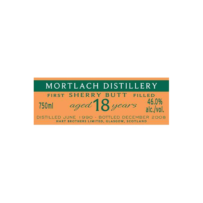 Mortlach 1990 18 Years Single Malt Whisky