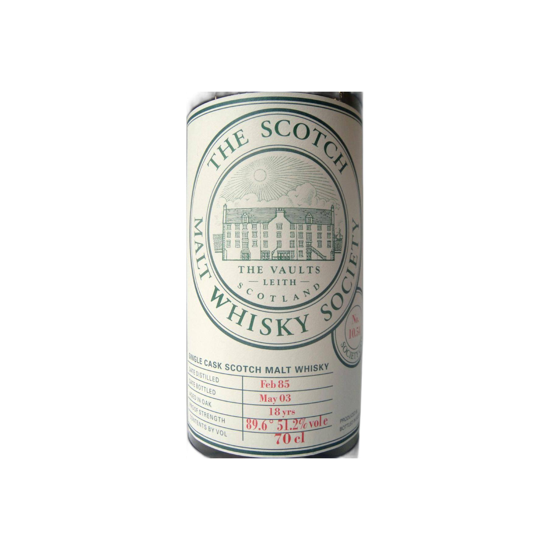 The Scotch Malt Whisky Society 1985 18 Years Single Malt Whisky 2