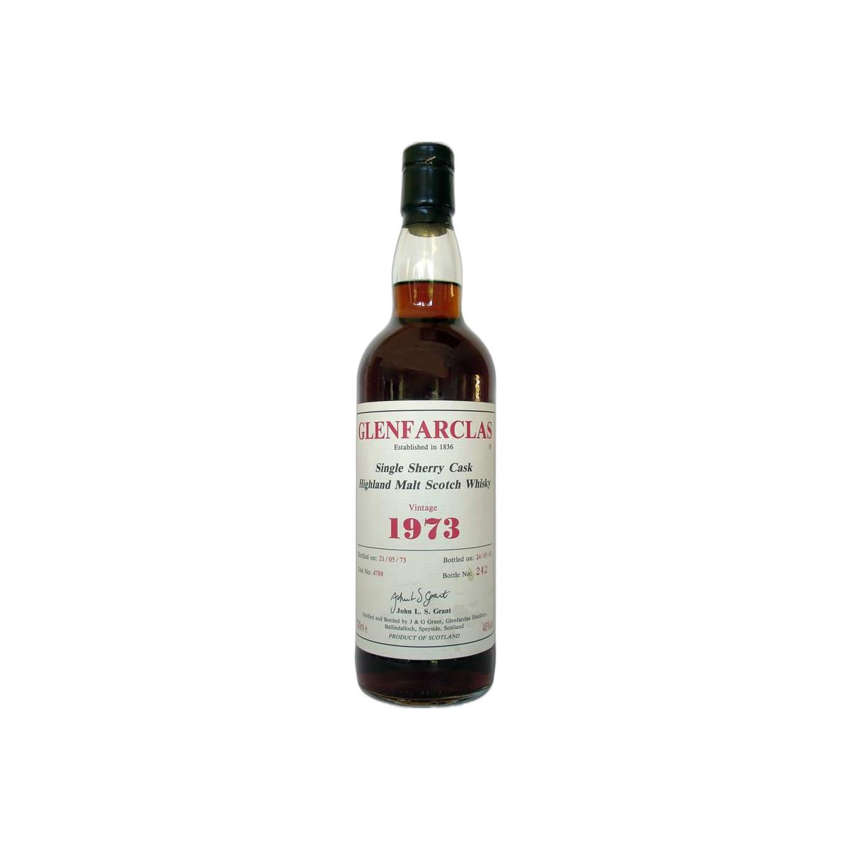 Glenfarclas 1973 29 Years Single Malt Whisky