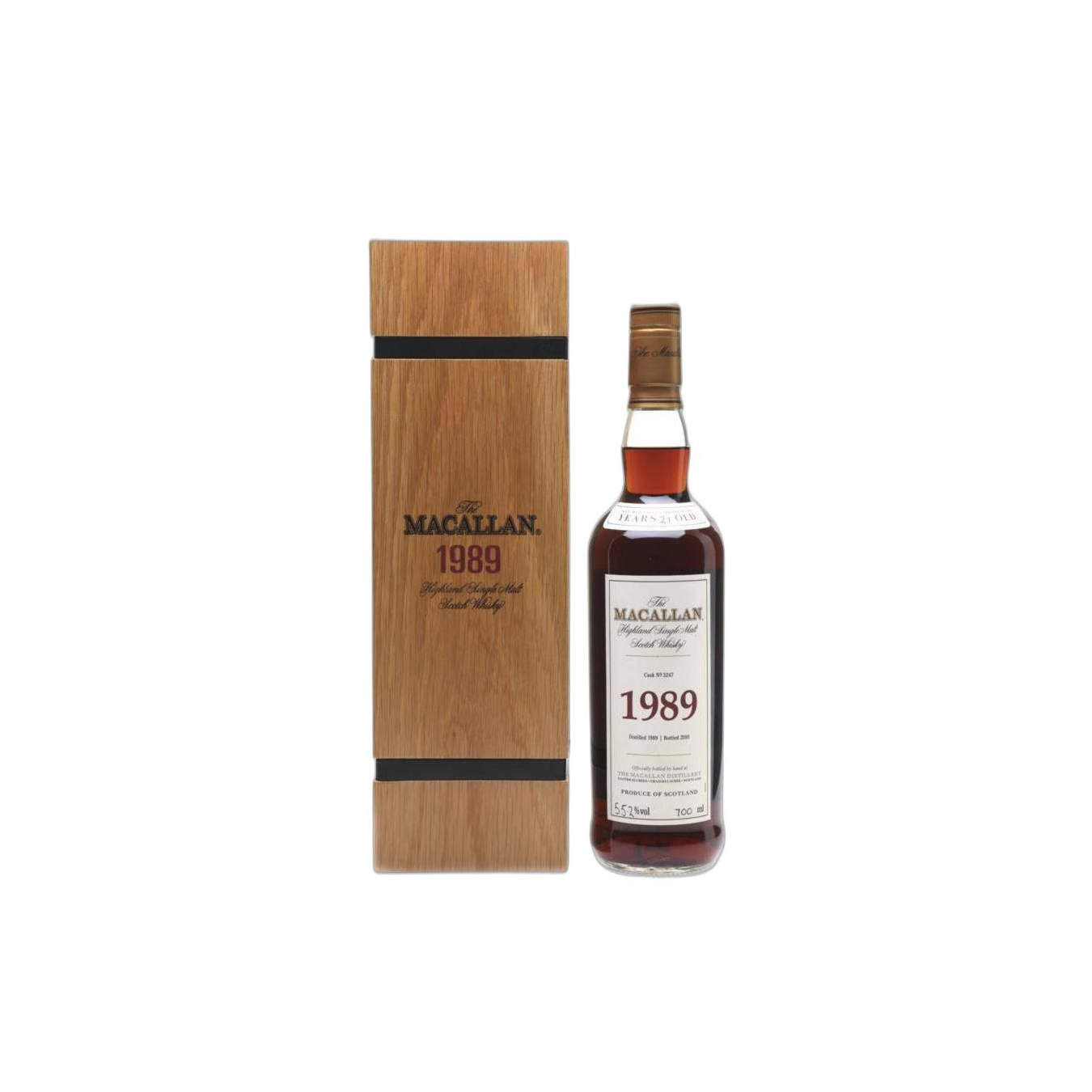 The Macallan 1989 21 Years Single Malt Whisky
