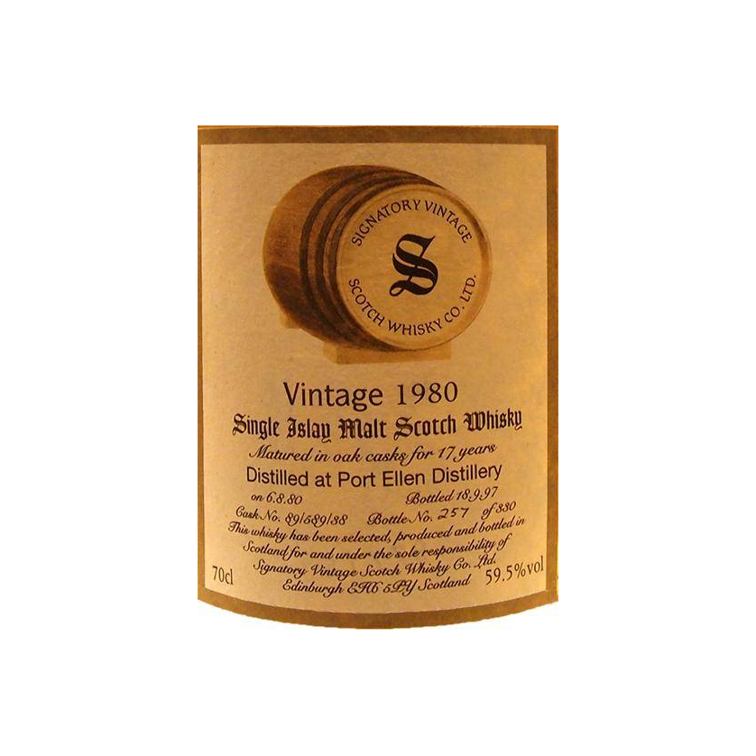 Port Ellen Vintage Collection - Dumpy 1980 17 Years Single Malt Whisky 2