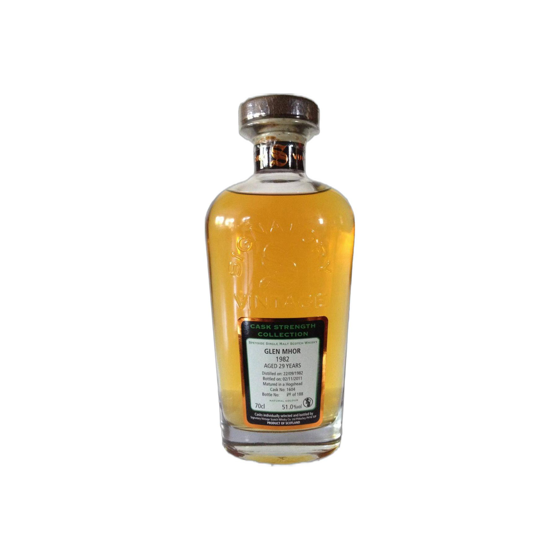 Glen Mhor Cask Strength Collection 1982 29 Years Single Malt Whisky