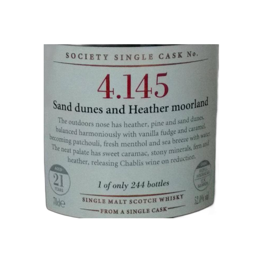 The Scotch Malt Whisky Society 1989 21 Years Single Malt Whisky 2