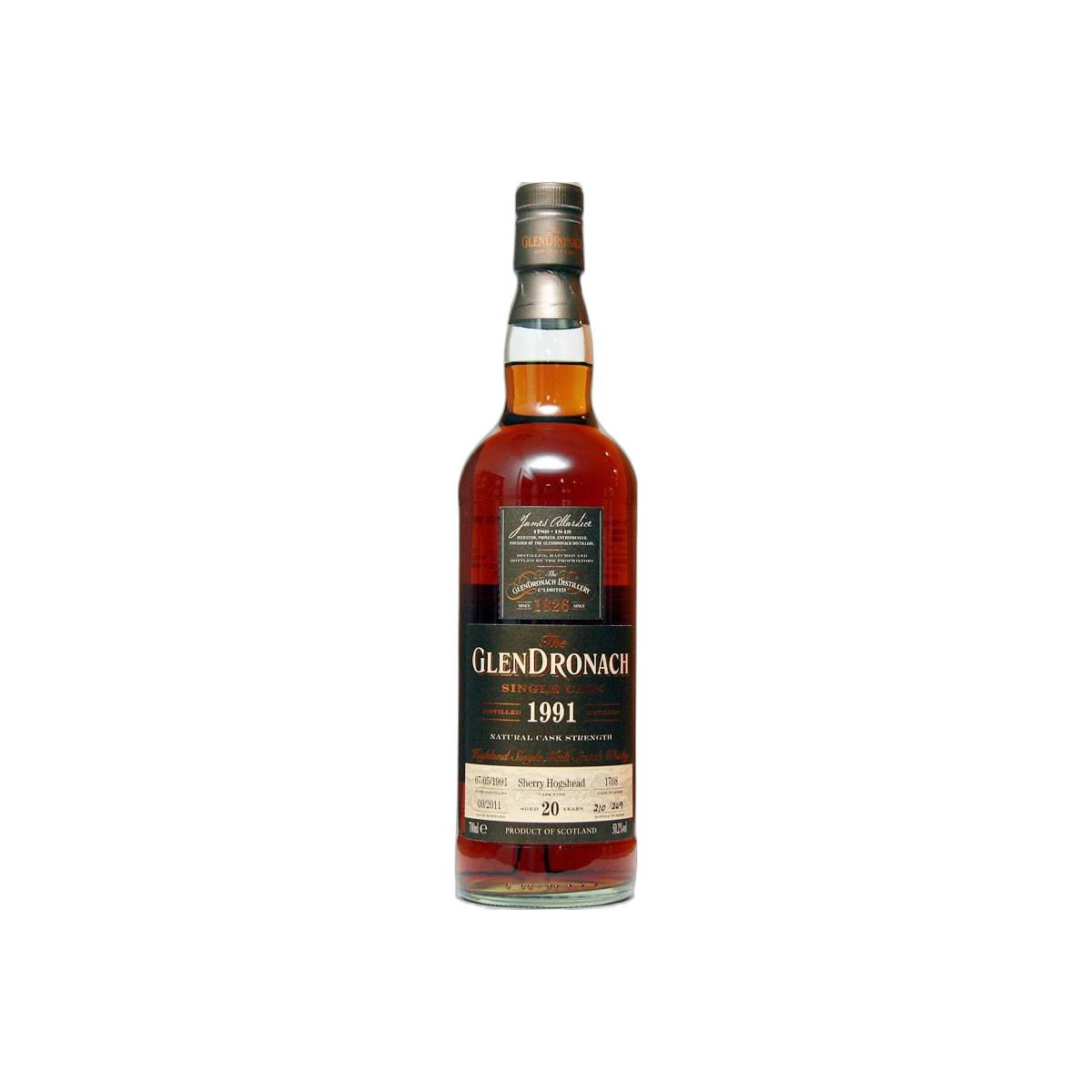 GlenDronach Single Cask 1991 20 Years Single Malt Whisky