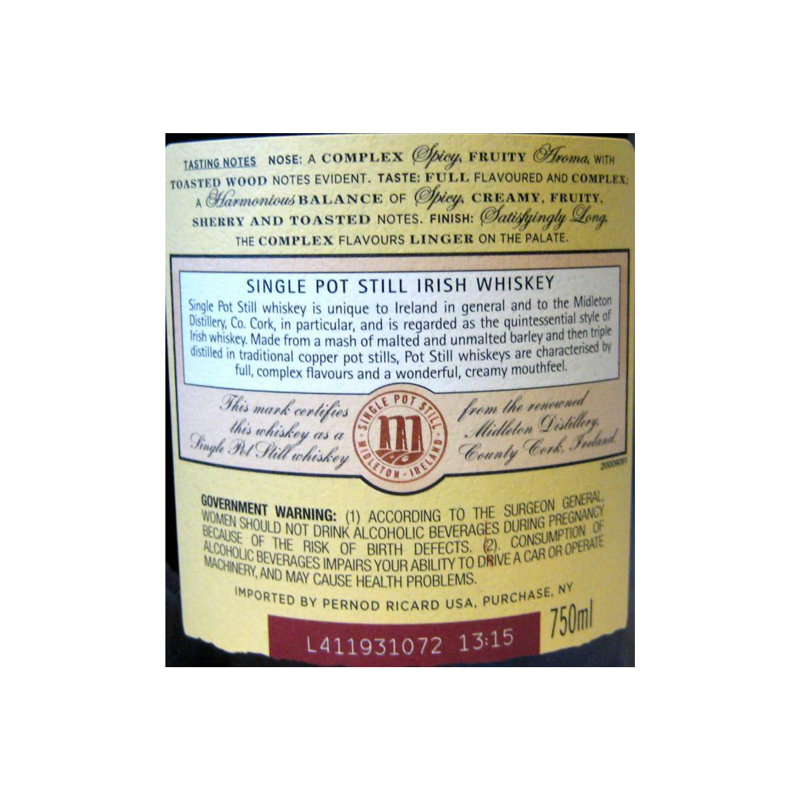 Redbreast 12 Years Single Pot Still Whisky 2