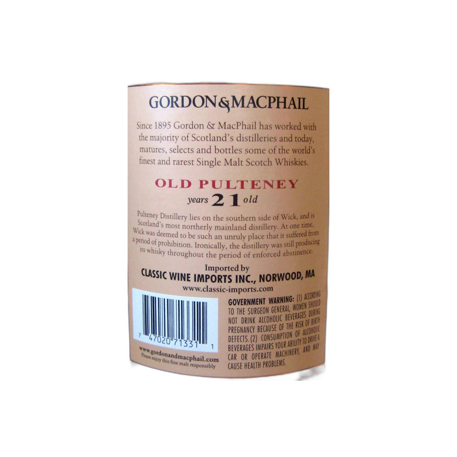 Old Pulteney 21 Years Single Malt Whisky 2