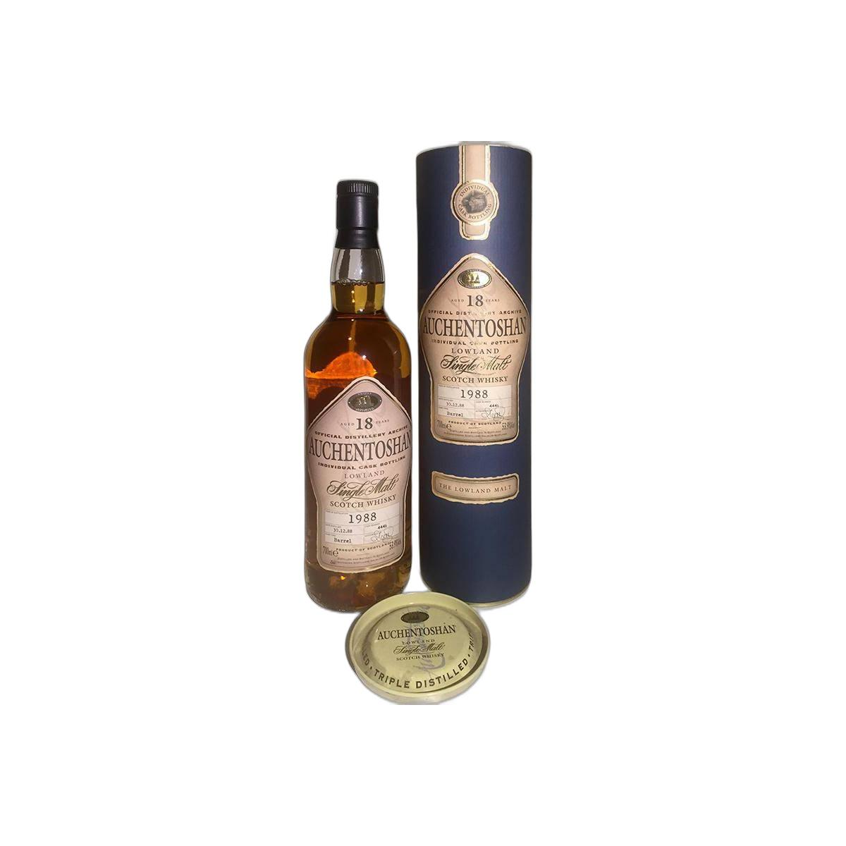 Auchentoshan Individual Cask Bottling 1988 18 Years Single Malt Whisky 3