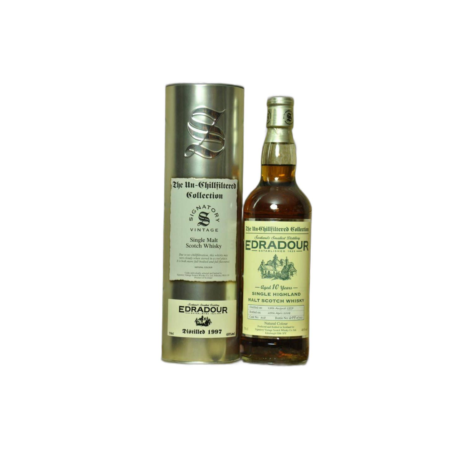 Edradour The Un-Chillfiltered Collection 1997 10 Years Single Malt Whisky