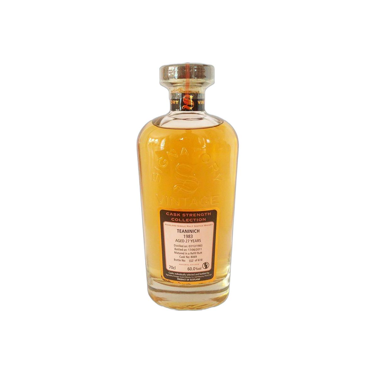 Teaninich Cask Strength Collection 1983 27 Years Single Malt Whisky