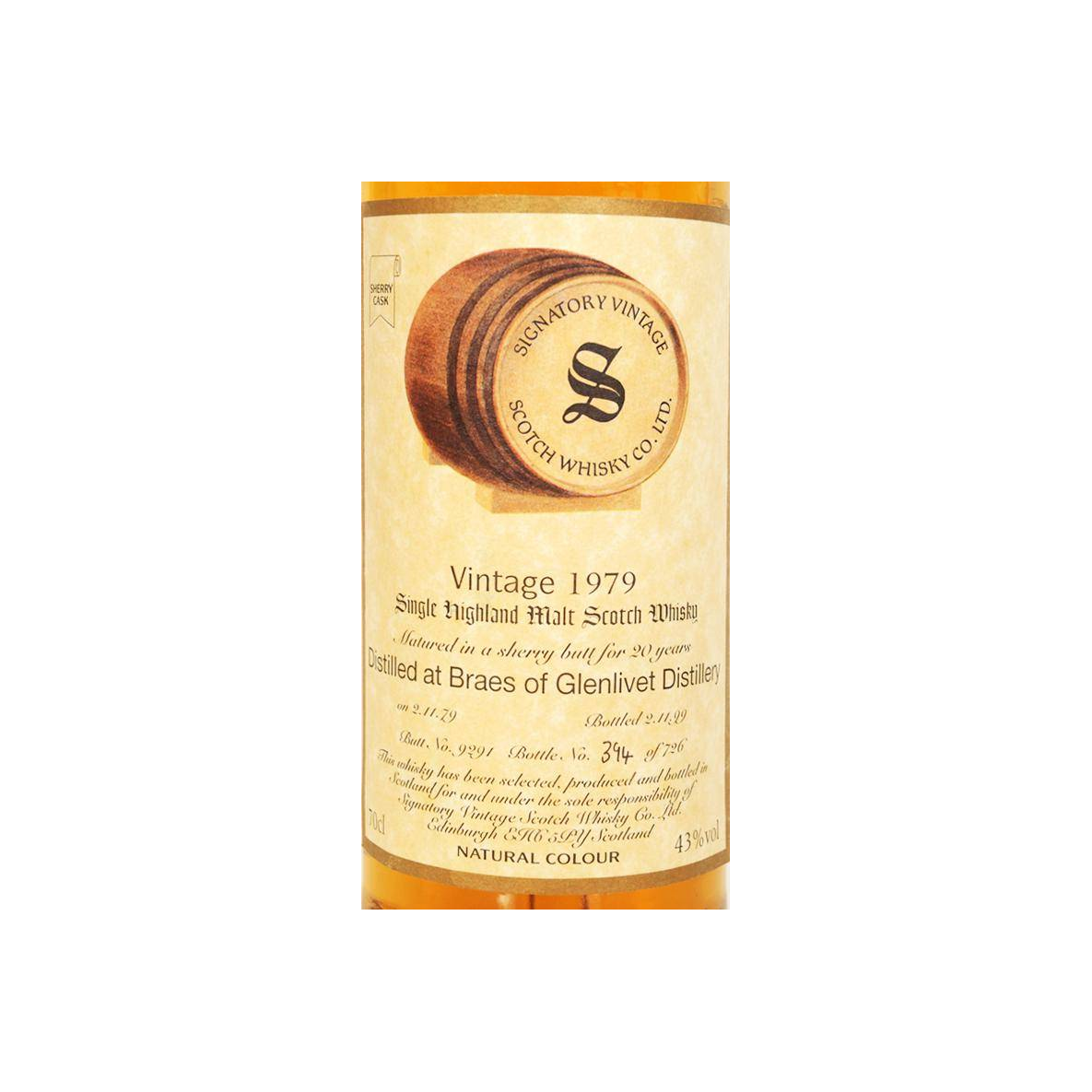 Signatory Vintage Vintage Collection 1979 20 Years Single Malt Whisky 2