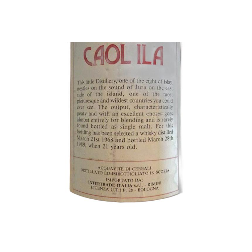 Caol Ila 1968 21 Years Single Malt Whisky 2