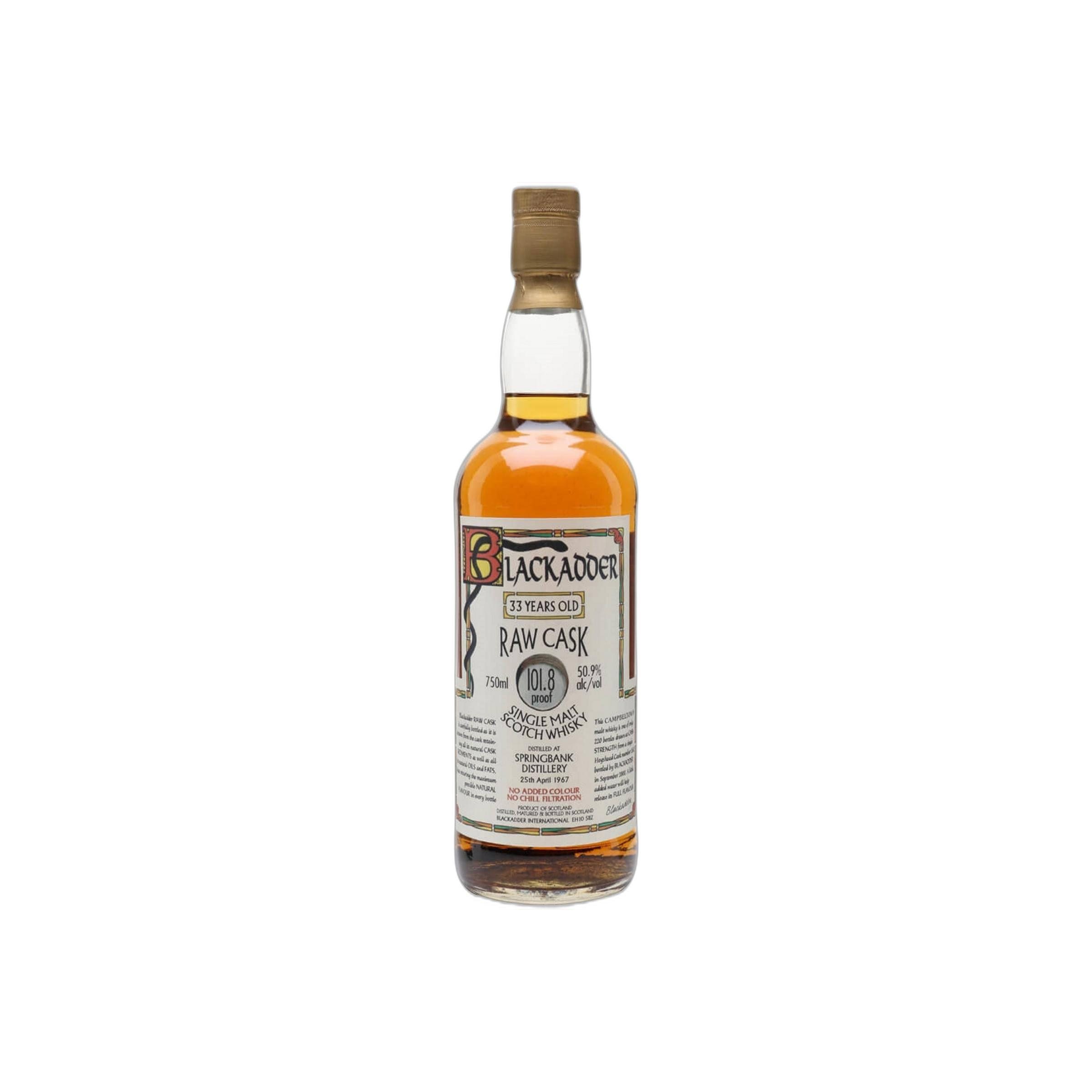 Springbank Raw Cask 1967 33 Years Single Malt Whisky