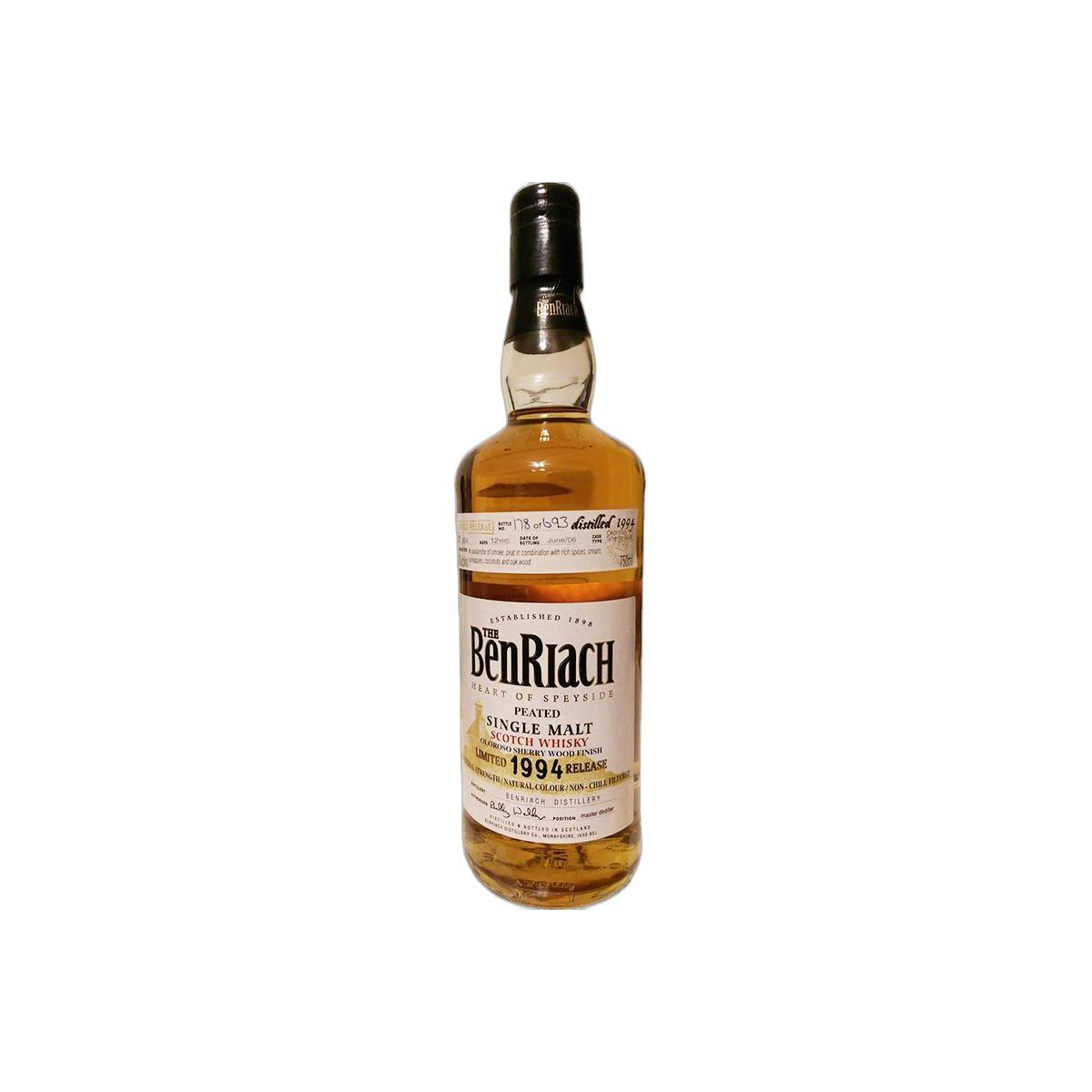 BenRiach 1994 12 Years Single Malt Whisky