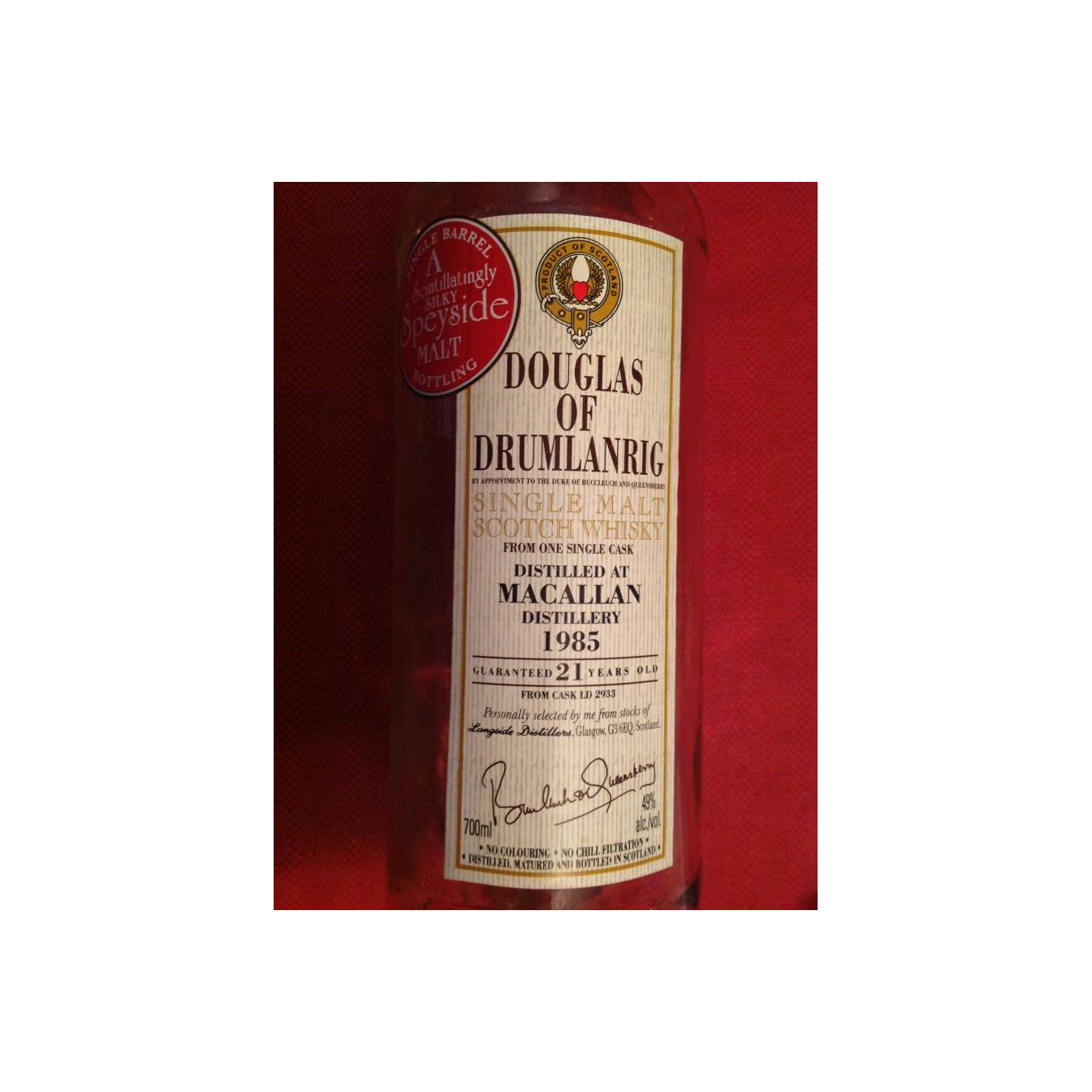The Macallan 1985 21 Years Single Malt Whisky 2