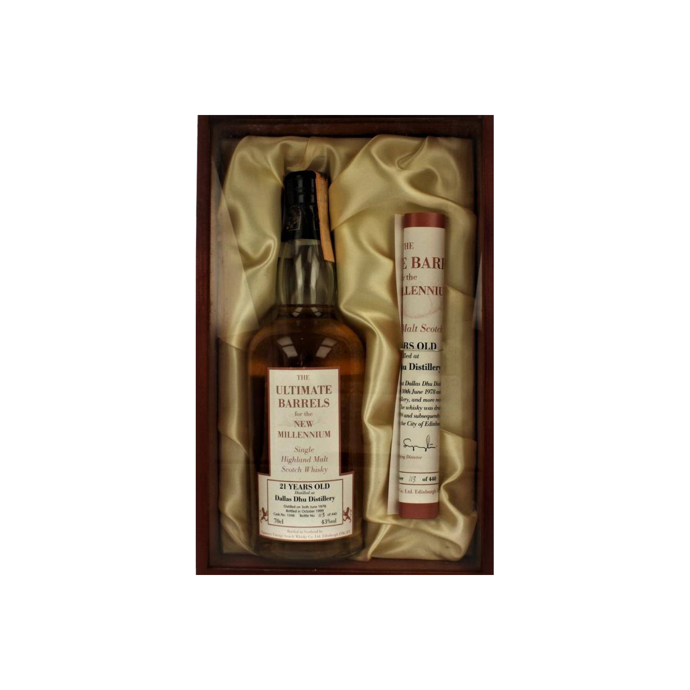 Dallas Dhu 1978 21 Years Single Malt Whisky