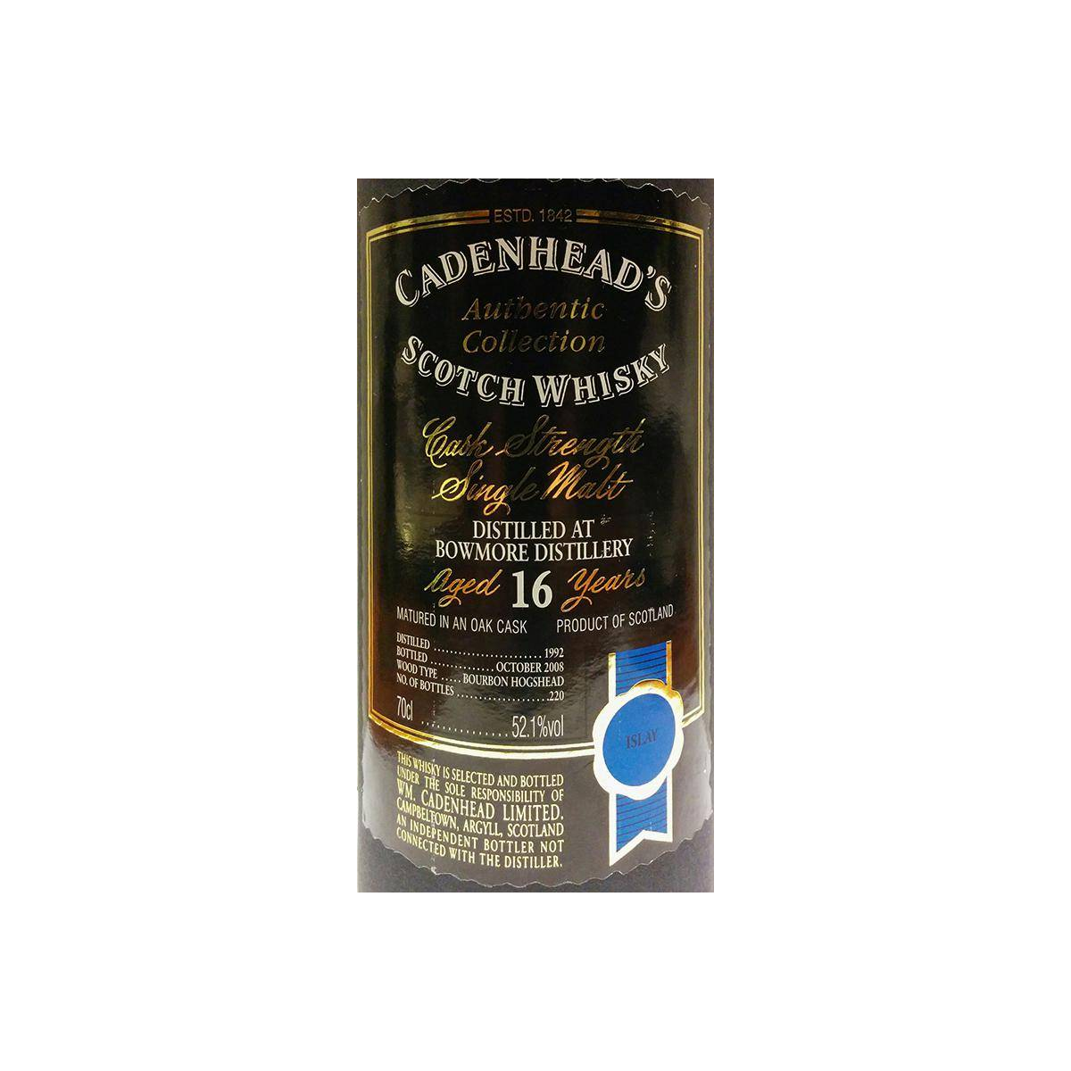 Bowmore Authentic Collection 1992 16 Years Single Malt Whisky