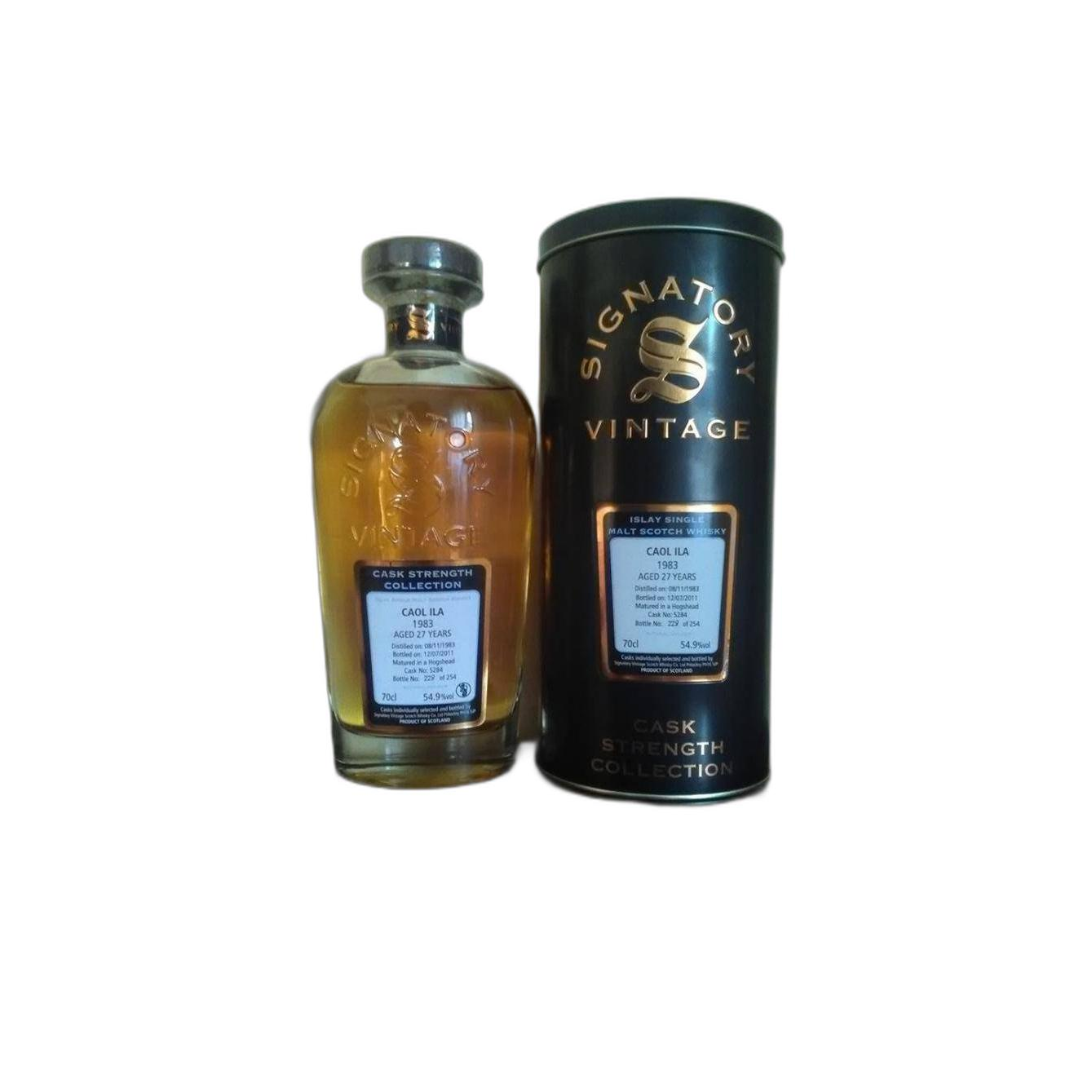 Caol Ila Cask Strength Collection 1983 27 Years Single Malt Whisky