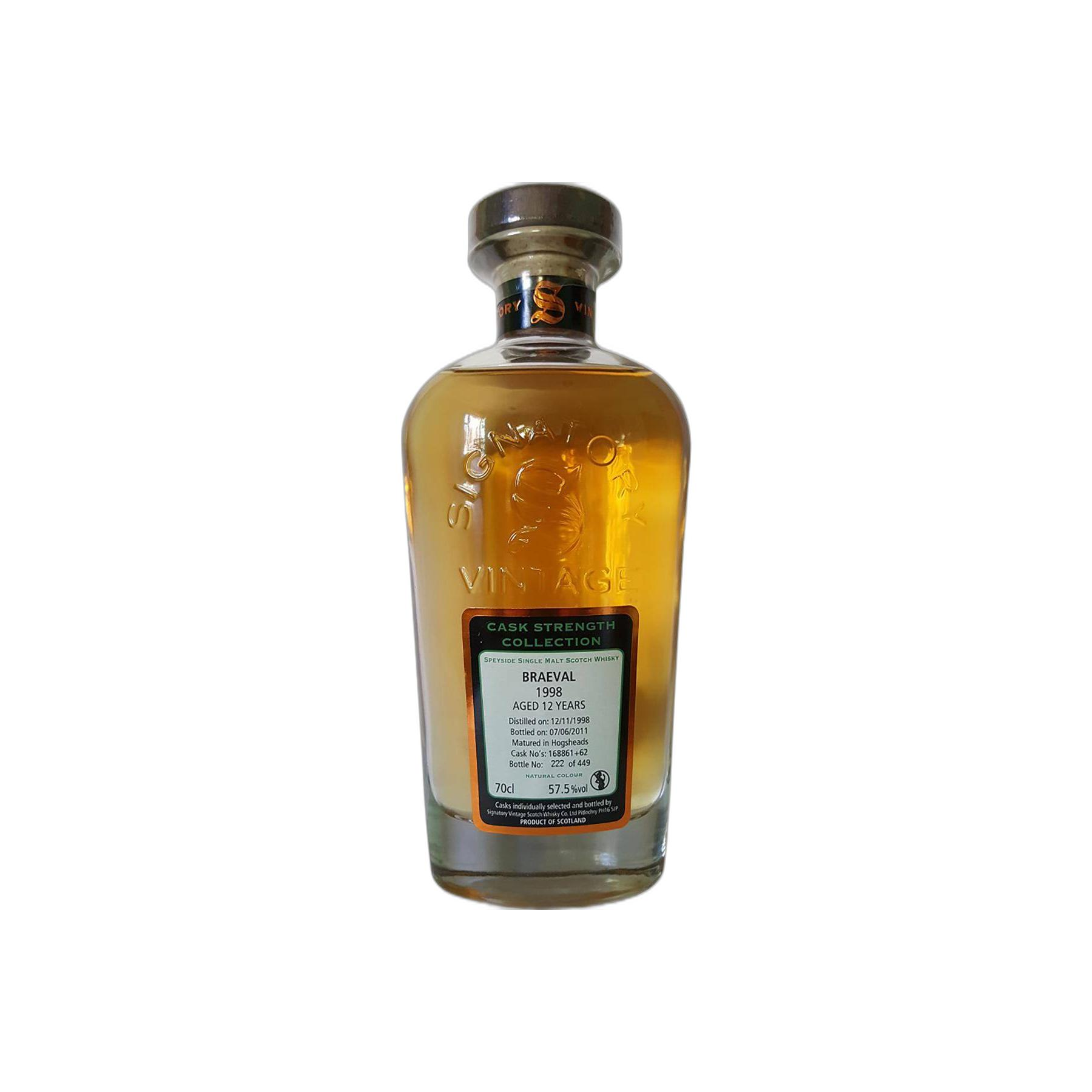 Braeval Cask Strength Collection 1998 12 Years Single Malt Whisky