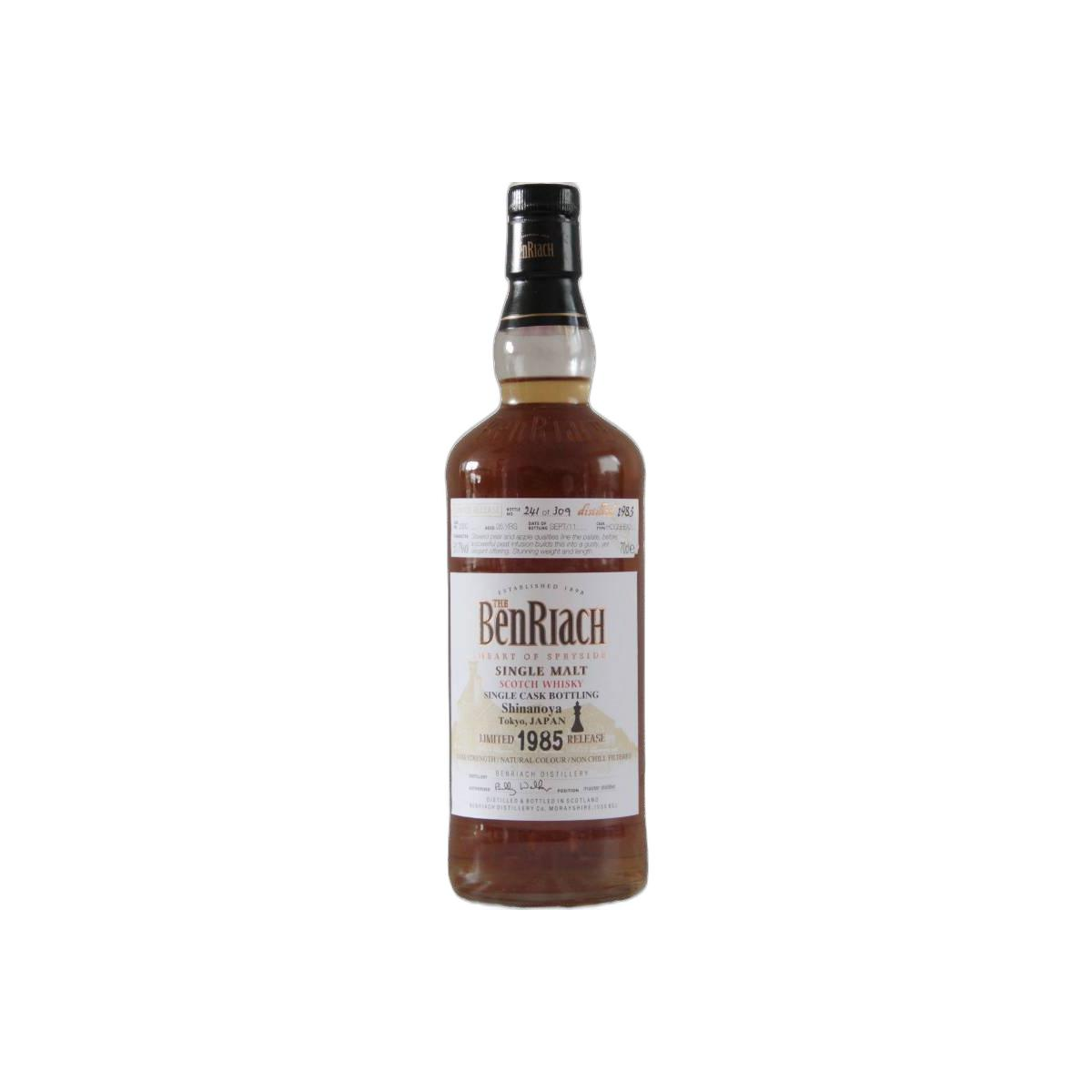 BenRiach Individual Cask Bottling 1985 26 Years Single Malt Whisky