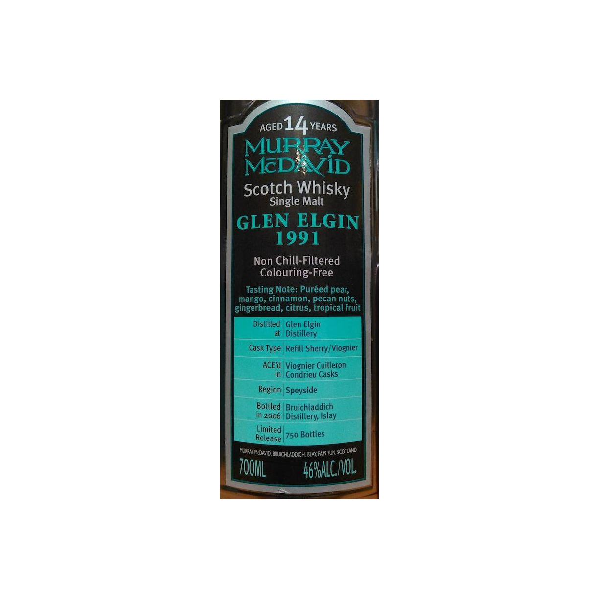 Glen Elgin 1991 14 Years Single Malt Whisky 2